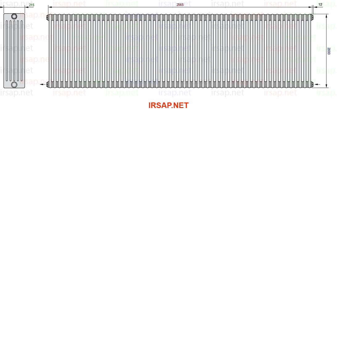 Радиатор IRSAP Tesi 62000/57 T08 CL 01